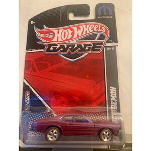 Hot Wheels 77 Dodge Demon Die-Cast Car 1:64 Scale Mopar Garage Series Red 09/15